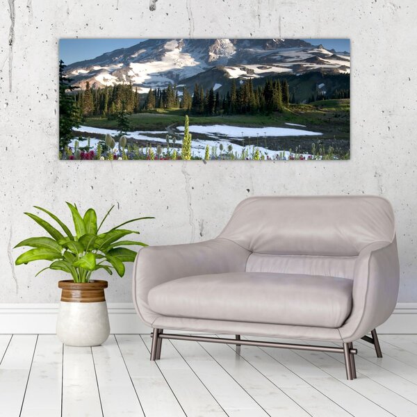 Tablou - Muntele Rainier (120x50 cm)