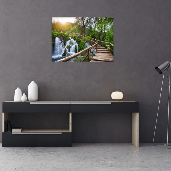 Tablou - Lacurile Plitvice (70x50 cm)