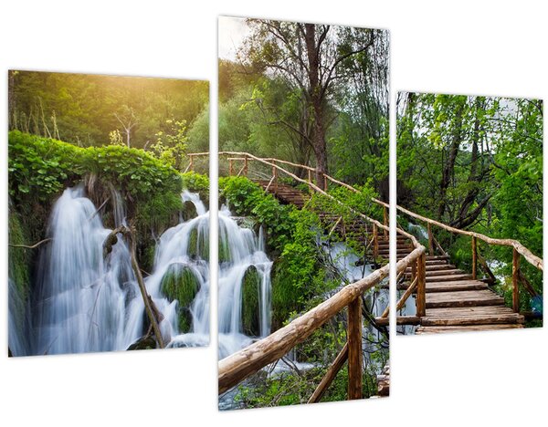 Tablou - Lacurile Plitvice (90x60 cm)