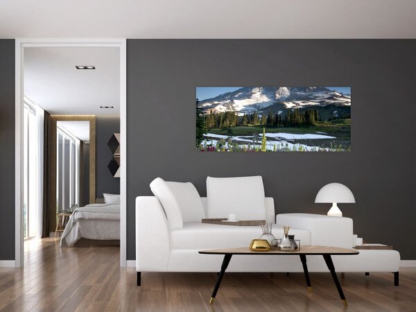 Tablou - Muntele Rainier (120x50 cm)