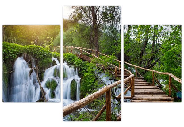 Tablou - Lacurile Plitvice (90x60 cm)