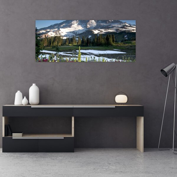 Tablou - Muntele Rainier (120x50 cm)