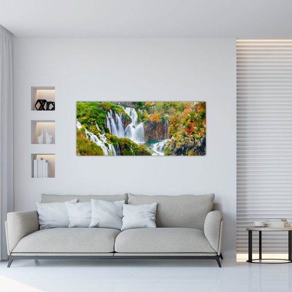 Tablou - Parcul Național Lacurile Plitvice (120x50 cm)