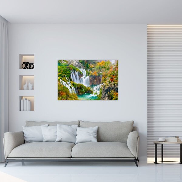 Tablou - Parcul Național Lacurile Plitvice (90x60 cm)