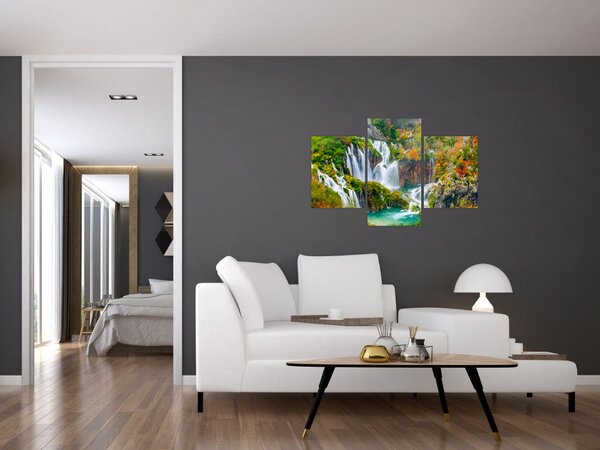 Tablou - Parcul Național Lacurile Plitvice (90x60 cm)