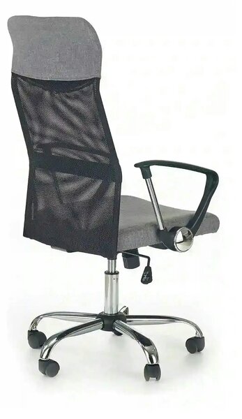 Scaun de birou VIRE II, gri, stofa mesh, 61x63x110/120 cm