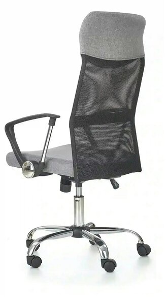 Scaun de birou VIRE II, gri, stofa mesh, 61x63x110/120 cm