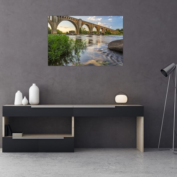 Tablou - Podul de cale ferată Richmond (90x60 cm)