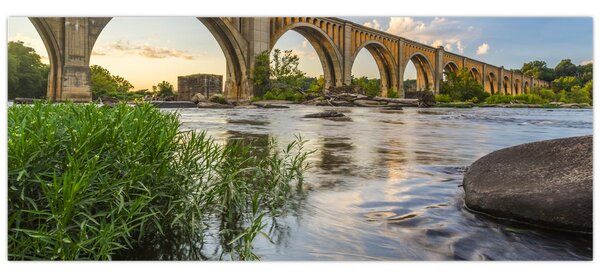 Tablou - Podul de cale ferată Richmond (120x50 cm)