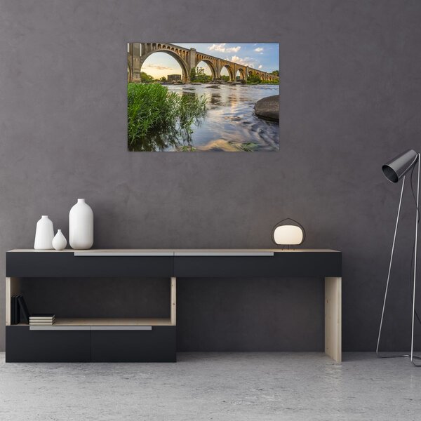 Tablou - Podul de cale ferată Richmond (70x50 cm)