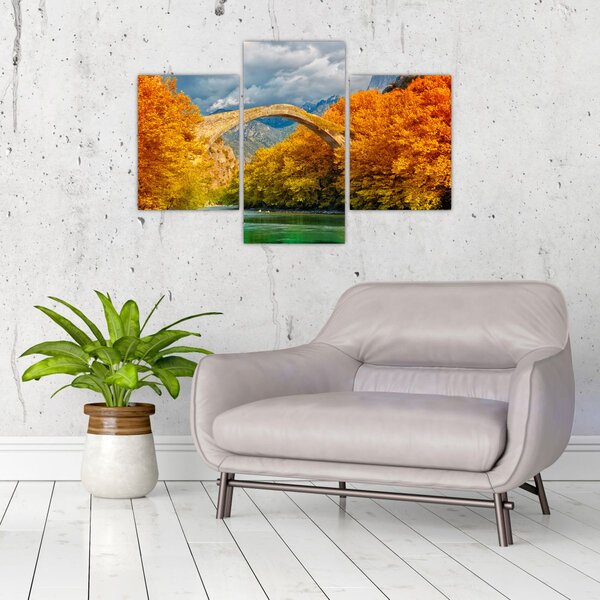 Tablou - Podul Konitsa (90x60 cm)