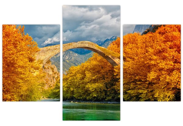 Tablou - Podul Konitsa (90x60 cm)