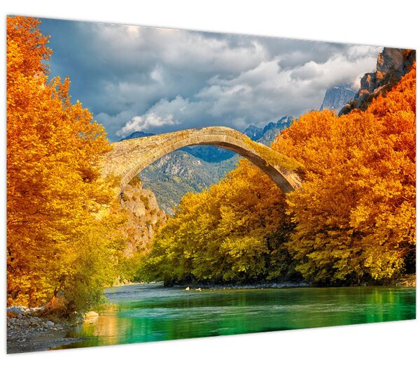 Tablou - Podul Konitsa (90x60 cm)