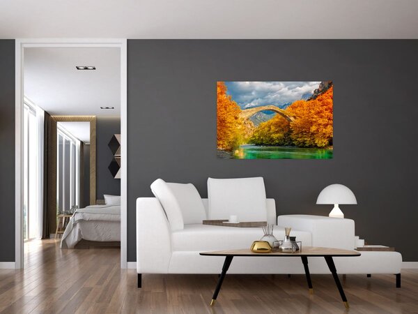 Tablou - Podul Konitsa (90x60 cm)