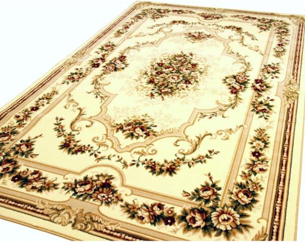 Covor Lotos 574-100, Marime 50 x 80 cm, Bej, Crem, Inaltime Fir 8 mm, Antialergic, Polipropilena, Living, Dormitor, Sufragerie, Birou 50 x 80