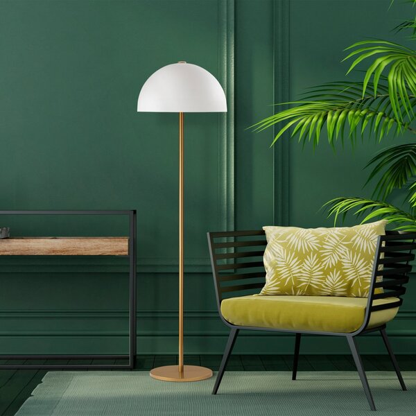 Lampadar Mixed Auriu 40x40x154 cm