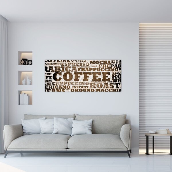 Tablou - Cafea (120x50 cm)
