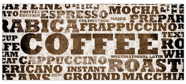 Tablou - Cafea (120x50 cm)