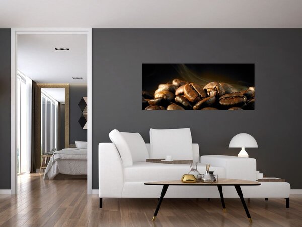 Tablou - Boabe de cafea (120x50 cm)