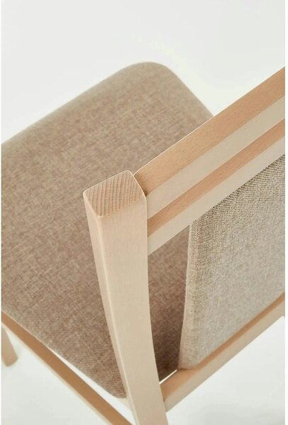 Scaun tapitat Hubert 8, gri, 45X51X90 CM