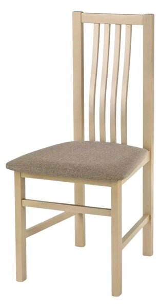 Scaun PAWEL, gri/stejar sonoma, stofa clasica/lemn de fag, 46X48X94 CM