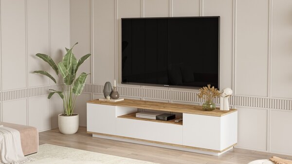 Consola TV Fr7 Alb 180x44.6x44.5 cm
