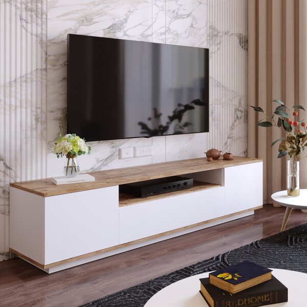 Consola TV Fr7 Alb 180x44.6x44.5 cm