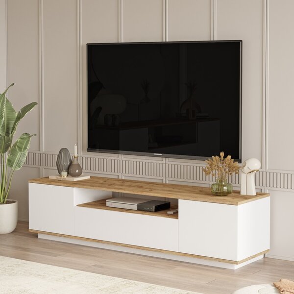 Consola TV Fr7 Alb 180x44.6x44.5 cm