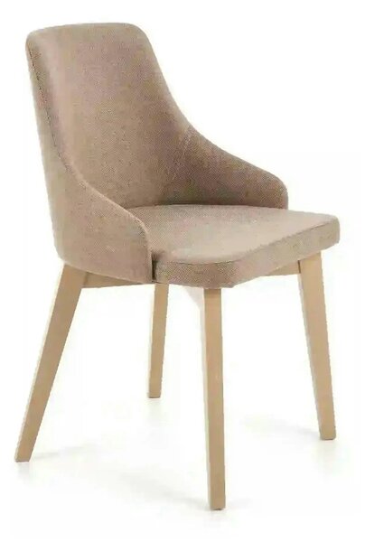 Scaun tapitat stofa bej Toledo, 55X51X82 CM