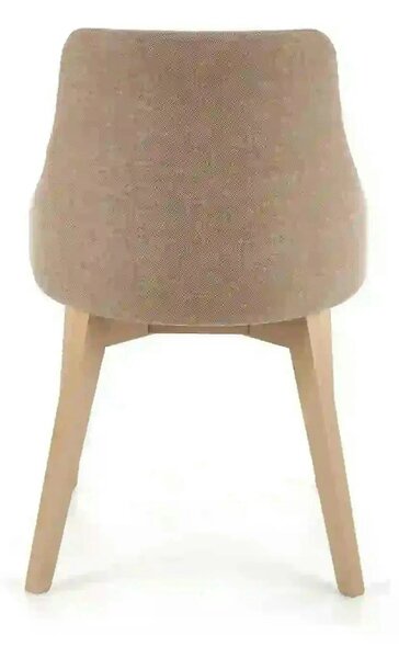 Scaun tapitat stofa bej Toledo, 55X51X82 CM