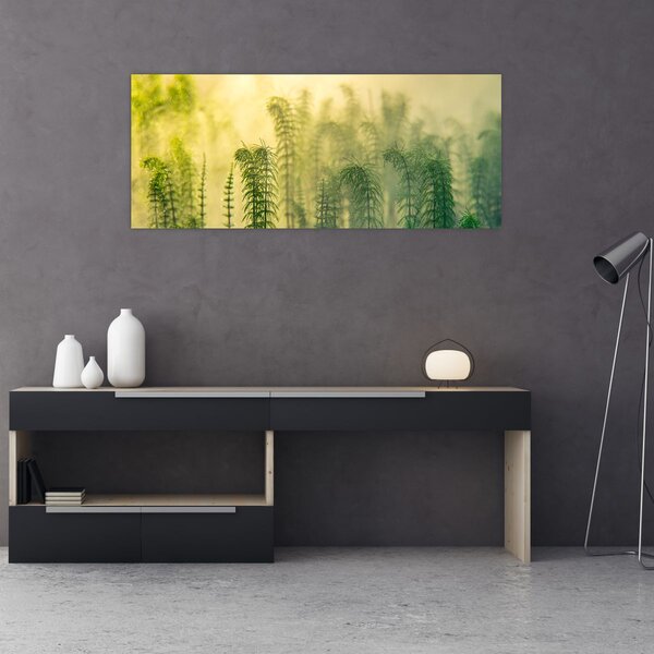 Tablou - Detaliu de primăvară natura cețoasă (120x50 cm)