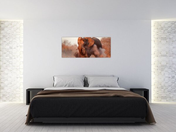 Tablou - Marele elefant african (120x50 cm)