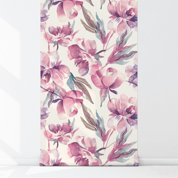 Fototapet Flori romantice liliac