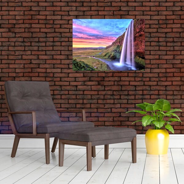 Tablou - Cascada Seljalandsfoss (70x50 cm)