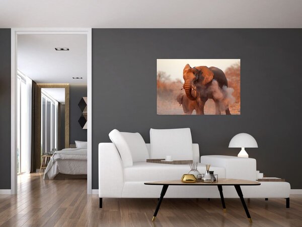Tablou - Marele elefant african (90x60 cm)