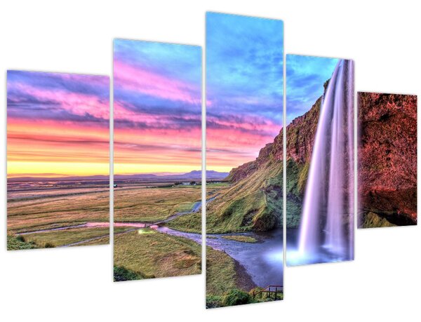 Tablou - Cascada Seljalandsfoss (150x105 cm)