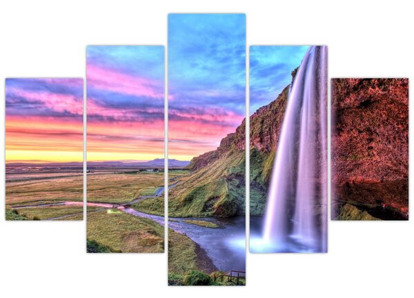 Tablou - Cascada Seljalandsfoss (150x105 cm)