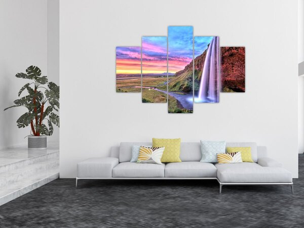 Tablou - Cascada Seljalandsfoss (150x105 cm)