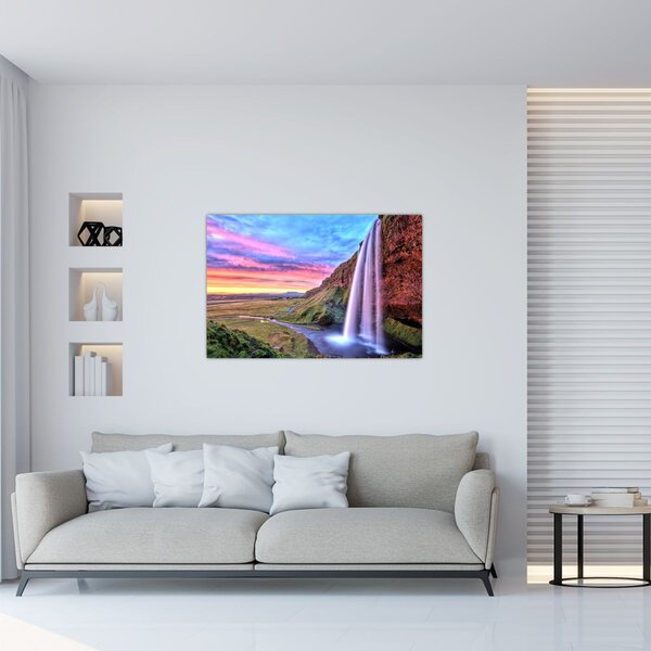 Tablou - Cascada Seljalandsfoss (90x60 cm)