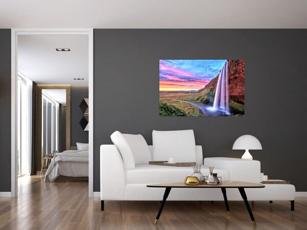 Tablou - Cascada Seljalandsfoss (90x60 cm)