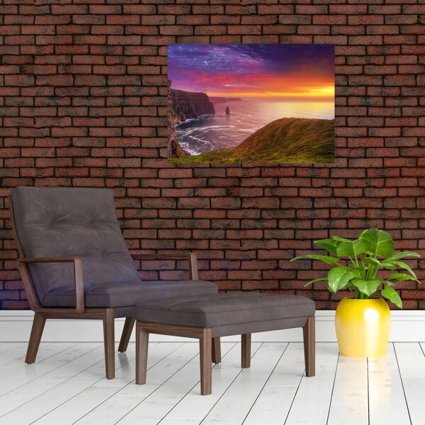 Tablou - Stâncile din Moher (70x50 cm)