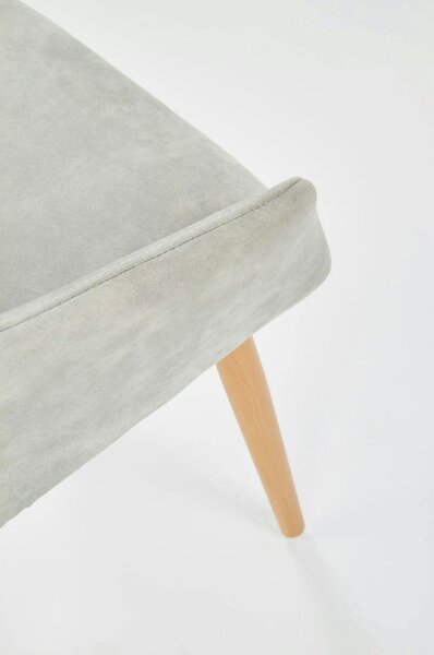 Scaun sufragerie K287, gri/stejar, 58x61x50 cm