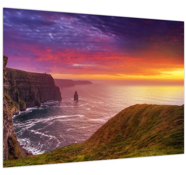 Tablou - Stâncile din Moher (70x50 cm)