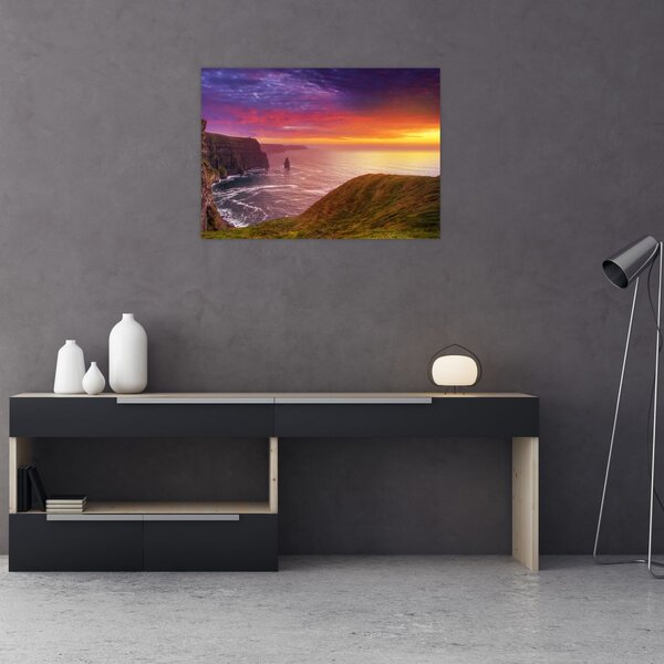 Tablou - Stâncile din Moher (70x50 cm)