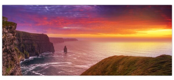 Tablou - Stâncile din Moher (120x50 cm)