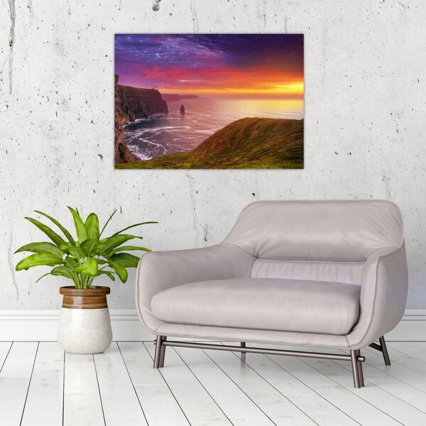 Tablou - Stâncile din Moher (70x50 cm)