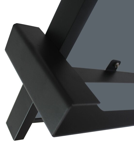 Copertină JAN PRO 140x100 cm din oțel și plexiglas – Negru/Antracit