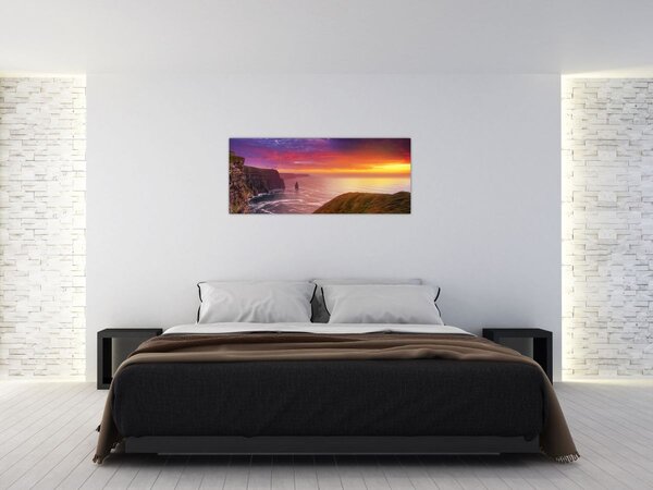 Tablou - Stâncile din Moher (120x50 cm)