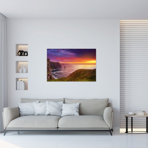 Tablou - Stâncile din Moher (90x60 cm)