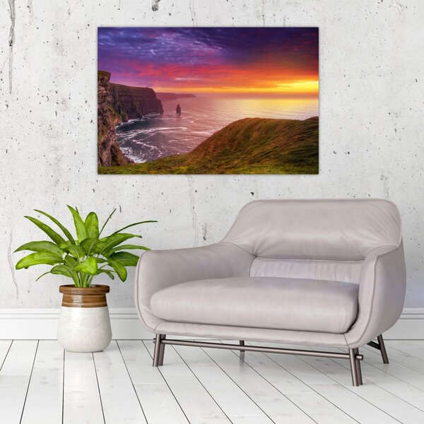 Tablou - Stâncile din Moher (90x60 cm)